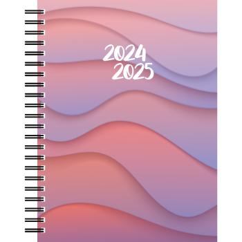 HERLITZ Schüleragenda Wave 24/25 7191320 1W/2S, FSC 15.5x19.9cm