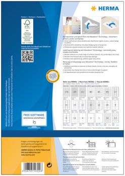 HERMA Etiketten SPECIAL 63.5x29.6mm 10300 weiss,non-perm. 2700St./100Bl.