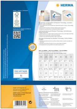 HERMA EtikettenSPECIAL 199.6x143.5mm 10314 weiss,non-perm. 200St./100Bl.