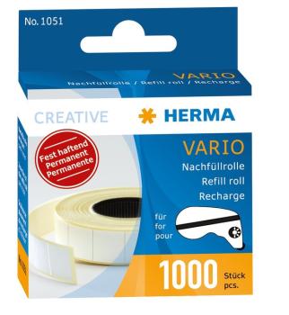 HERMA Nachfüllrolle HERMAfix vario 1051 Refill 1000 Stück