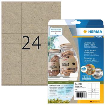 HERMA Etiketten 70 x 36 mm 10753 aus Silphie-Papier 480 Stück