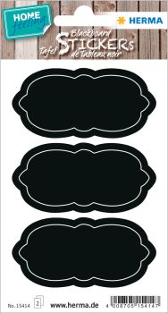 HERMA Sticker Home Wolke 15414 schwarz 6 Stück/2 Blatt