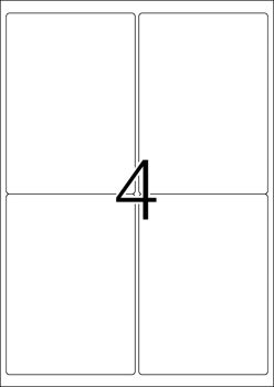 HERMA Etiketten Premium 99.1x139mm 4503 weiss, permanent 100 Stück