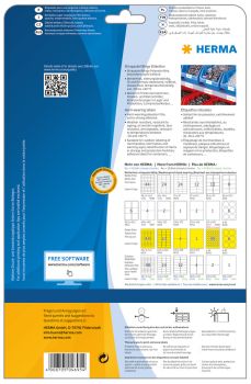 HERMA Etiketten SPECIAL 70x37mm 4695 weiss,ex.perm. 600 St./25 Bl.