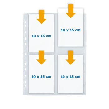 HERMA Fotophan Sichthüllen 10x15cm 7585 8 Stück/10 Blatt