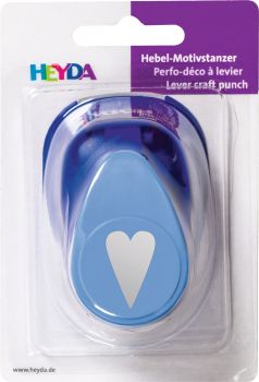 HEYDA Motivstanzer gross 2.5 cm 203687522 Herz schmal