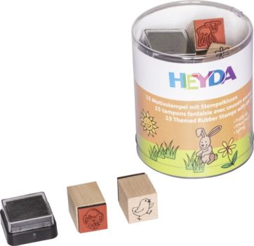 HEYDA Stempel-Dose Frühling 204888484 15 Stück