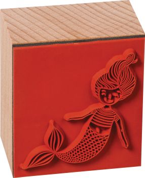 HEYDA Stempel-Set Mermaid 12x10x3cm 204888678 braun 10-teilig