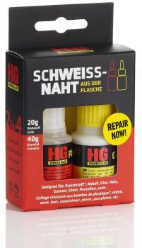 HG POWERGLUE Schweissnaht aus der Flasche 200000 2 Komponentenkleber 20/40g