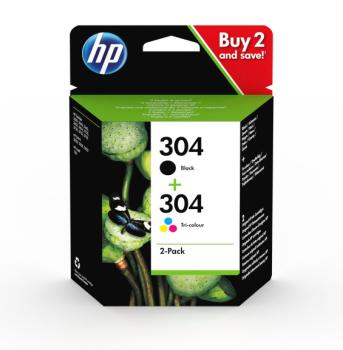 HP Combopack 304 BK/color 3JB05AE DeskJet 2620 120/100 Seiten