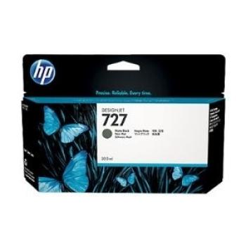 HP Tintenpatrone 727 matte black C1Q12A DesignJet T920/T1500 300ml