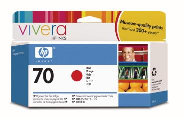 HP Tintenpatrone 70 red C9456A DesignJet Z3100/3200 130ml