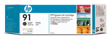 HP Tintenpatrone 91 schwarz matt C9464A DesignJet Z6100 775ml