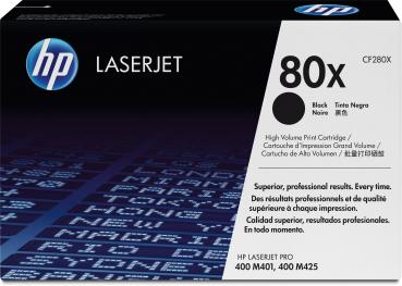 HP Toner-Modul 80X schwarz CF280X LaserJet Pro 400 6900 Seiten