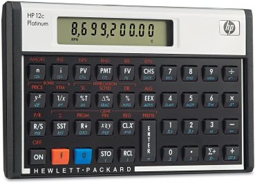 HP Calculator Platinum 12C F2231AA#UUZ Deutsch/Italienisch