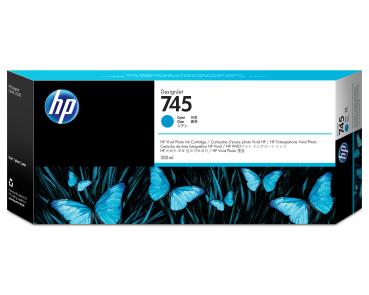 HP Tintenpatrone 745 cyan F9K03A DesignJet Z5600 300ml