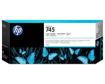 HP Tintenpatrone 745 photo black F9K04A DesignJet Z5600 300ml