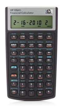 HP Calculator 10BII+ Financial HP-10BII+ UU Deutsch/Ital./Franz./Holländ.