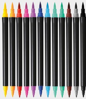 I AM CREATIVE Dual Brush Pencils 4005.66 wasserbasis, 12 Stück