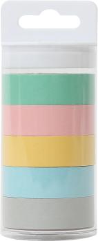 I AM CREATIVE Washi Tape Set, 4085.103 Pastell, 5 Stk.