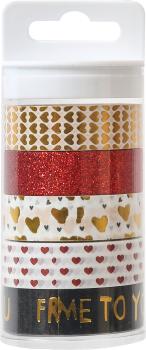 I AM CREATIVE Washi Tape Set 5 4085.112 15mmx5m, 5 Stück