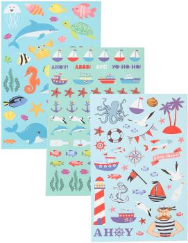 I AM CREATIVE Stickerbook 4087.499 Nautical, 6 Blatt