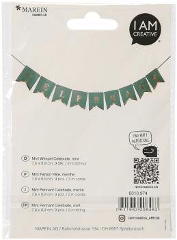 I AM CREATIVE Mini Wimpel Celebrate2m 6010.974 mint