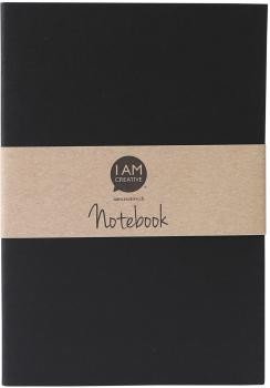 I AM CREATIVE Notizbuch A5 MAA4005.08 schwarz 60 Seiten