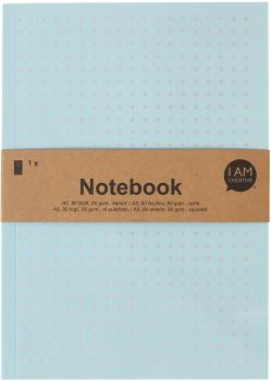 I AM CREATIVE Notizbuch A5 MAA4005.13 hellblau 80 Seiten