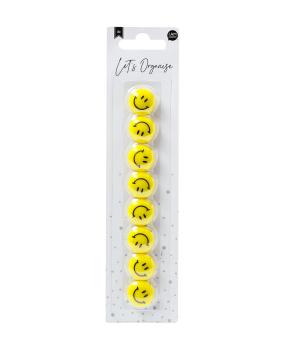 I AM CREATIVE Magnet Smilies Let`s Organize MAA4035.65 20mm 8 Stück