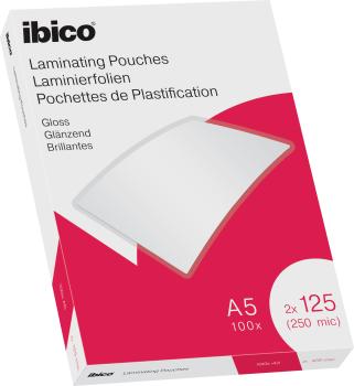 IBICO Laminiertasche A5 627315 glanz, 125my 100 Stk