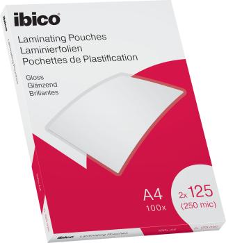 IBICO Laminiertasche A4 627318 glanz, 125my 100 Stk