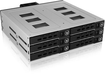 ICY BOX Backplane, 6x 2,5" HDD/SSDs, IB-2260SSK-12G SATA/SAS Einbauschacht