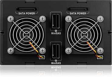 ICY BOX Backplane, 8x 2,5" SATA/SAS IB-2281MSK 2x MiniSAS (SFF8087), 2x5,25"