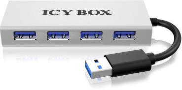 Icy box 4 port hub usb 3.0 ib-ac6104 aluminium silver - Icy-box-ib-ac6104-4250078188810-03.jpg