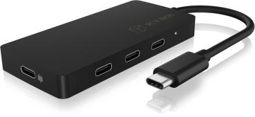 ICY BOX USB-C zu 3x USB-C & Hub IB-HUB1429-CPD 1x USB-C PD bis 100 W