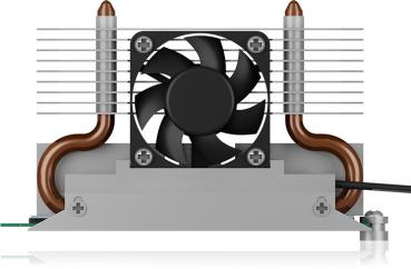 ICY BOX M.2 Heatpipe Kühler IB-M2HSF-702 mit 30 mm Lüfter