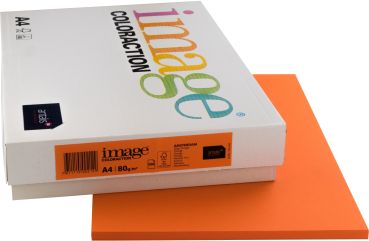 IMAGE COLORACTION Kopierpapier Amsterdam A4 159.942 orange, 80g 500 Blatt