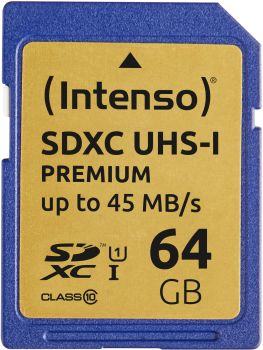 INTENSO SDXC Card PREMIUM 64GB 3421490 UHS-I