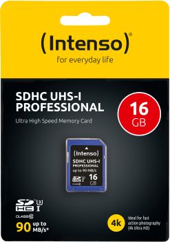 INTENSO SDHC Card PRO 16GB 3431470 UHS-I