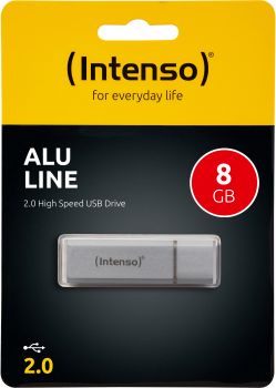 INTENSO USB-Stick Alu Line 8GB 3521462 USB 2.0 silver