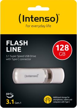 INTENSO USB-Stick Flash Line 128GB 3538491 USB 3.1 Type-C