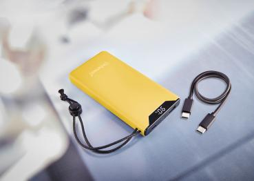 INTENSO Power Bank F10000 Yellow 7332038 10000 mAh