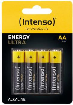 Intenso energy ultra aa lr06 7501424 alkaline 4pcs blister - Intenso-7501424-4034303027149