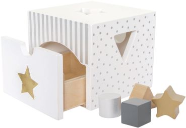 JABADABADO Sortierbox W7155 weiss 10x15x15cm