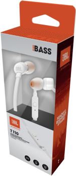 JBL Kopfhörer T110, weiss JBL-T110WHT weiss, in-Ear