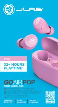 Jlab go air pop earbuds ieuebgairpoprpnk124 true wireless, pink - Jlab-ieuebgairpoprpnk124-0810119070203-06.jpg