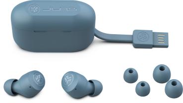 JLAB Go Air Pop Earbuds IEUEBGAIRPOPRSLT124 True Wireless, Slat