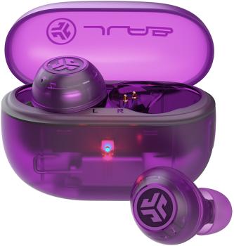 JLAB Go Pop ANC Earbuds IEUEBGOANCRTRAPUR124 True Wirel.Transparent Purple