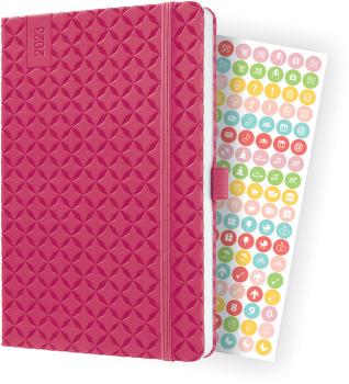 JOLIE Wochenkalender A5 2024 J4105 fuchsia pink,2S/1W,d/gb/f/nl